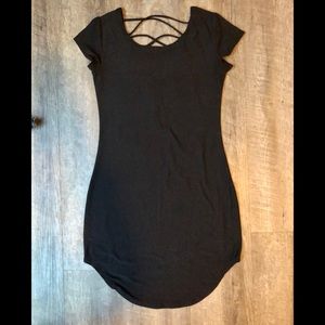 Casual black dress